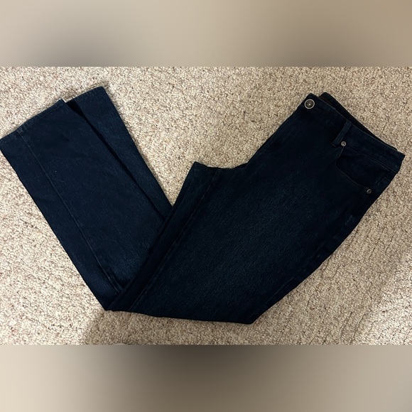 Women's Size 12 Dark Wash Jeans Coldwater Creek EUC - Picture 2 of 12